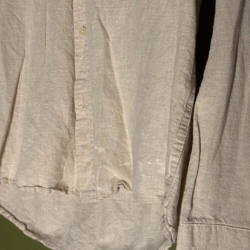 Zara Men's Cream Button Up